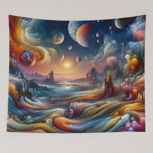 Item preview, Beyond the Known: A Glimpse into Alien Landscapes designed and sold by ArtComixHaven.