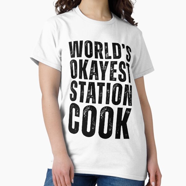Item preview, World's Okayest Station Cook designed and sold by kamrankhan.