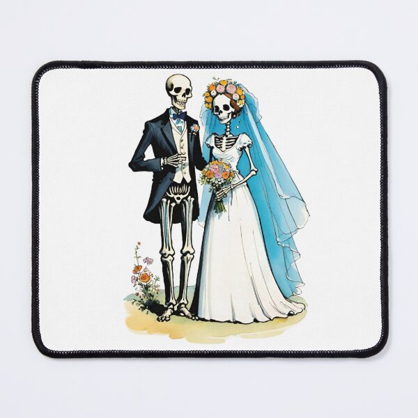 Item preview, Eternal Love's Skeleton: Skeleton Wedding designed and sold by Tw1nsAIArt.