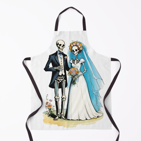 Item preview, Eternal Love's Skeleton: Skeleton Wedding designed and sold by Tw1nsAIArt.