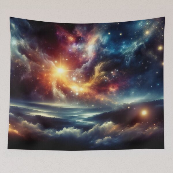 Item preview, Celestial Symphony A Nebulous Harmony of Cosmic Brilliance designed and sold by ArtComixHaven.