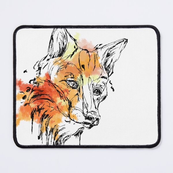 Item preview, Fox watercolour painting designed and sold by AderynValentine.
