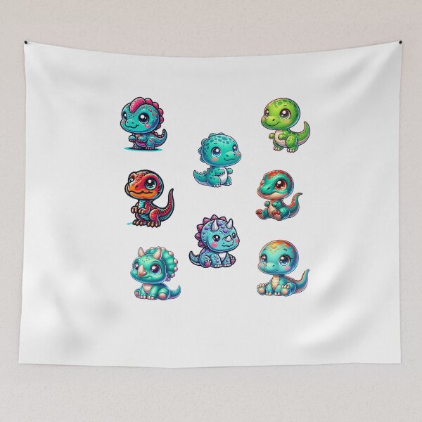 Item preview, Adorable & Cute Baby Dinosaurs  designed and sold by AnalajiaDesigns.