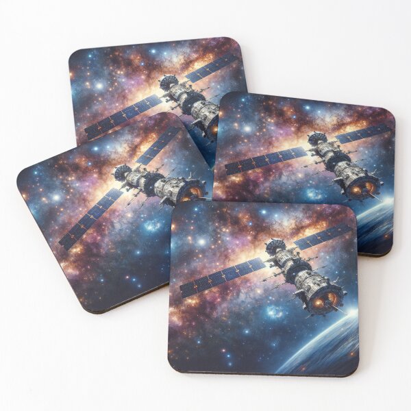 Item preview, Galactic Odyssey: A Spacecraft's Journey Beyond Stars designed and sold by ArtComixHaven.