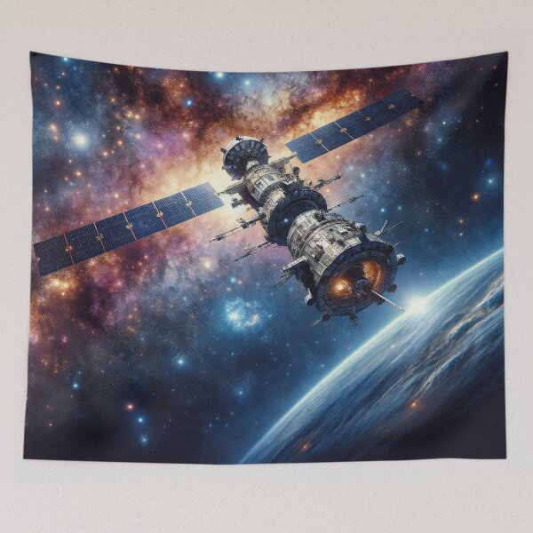 Item preview, Galactic Odyssey: A Spacecraft's Journey Beyond Stars designed and sold by ArtComixHaven.