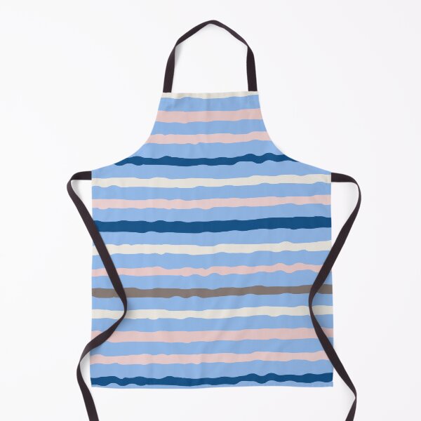 Item preview, Hand drawn Stripes, Blue, pink, brown, beige designed and sold by FourAcreFarm.