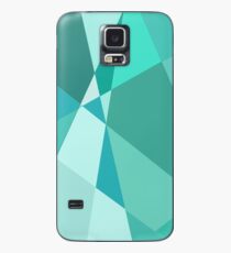 Minty Jagged Edges Case/Skin for Samsung Galaxy