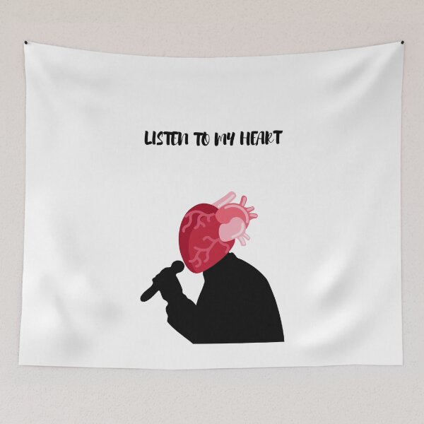 Item preview, ListenToMyHeart - Romantic Quote T-Shirt" designed and sold by TeddyShop5.