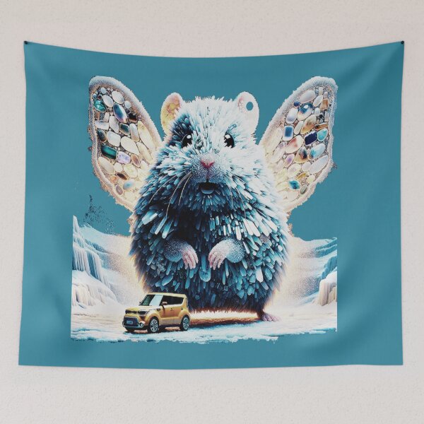 Item preview, The mouse with diamond wings and the snow between them is a yellow Arabian designed and sold by Design  world.