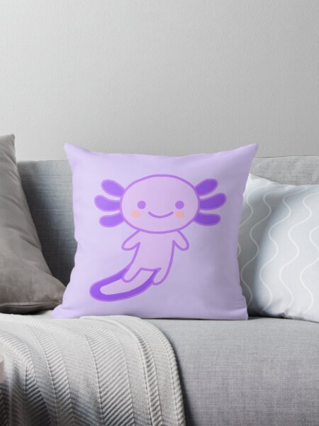 Vista previa del artículo con la obra «Lindo ajolote morado pastel», diseñado y vendido por ruelia.