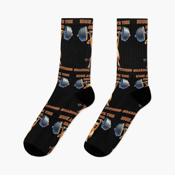 Item preview, Giraffe Weightlifting: Towering Strength designed and sold by vk09.