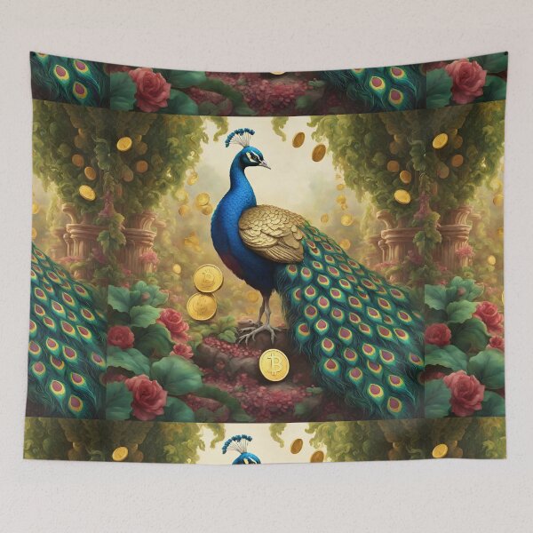 Item preview, Copy of Copy of NFT's Peacock, Crypto Jungle, Millionaire Lifestyle, Golden Octopus, Ruby designed and sold by Sugar Wisdom .