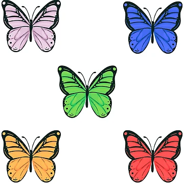 Artwork thumbnail, Butterfly pack by InfiniteSticker