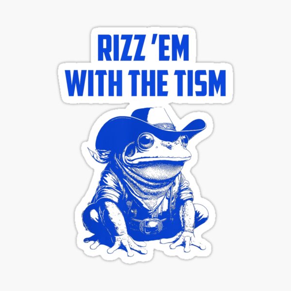 Item preview, Funny Frog Rizz Em with The Tism designed and sold by THIENVT.