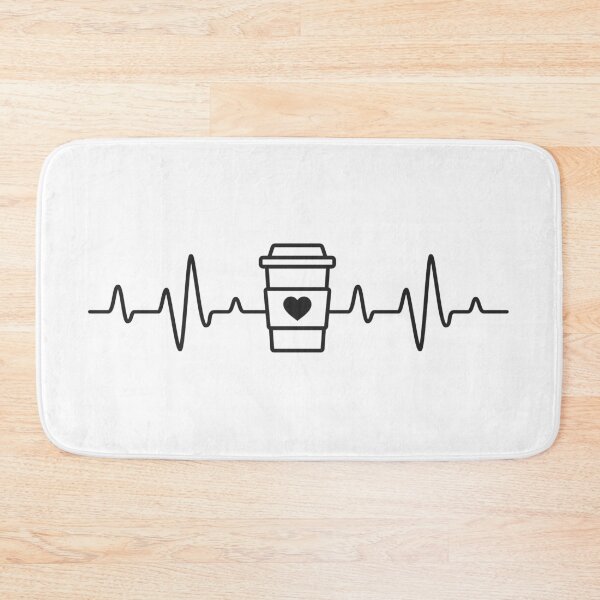 Item preview, Coffee heartbeat designed and sold by InfiniteSticker.