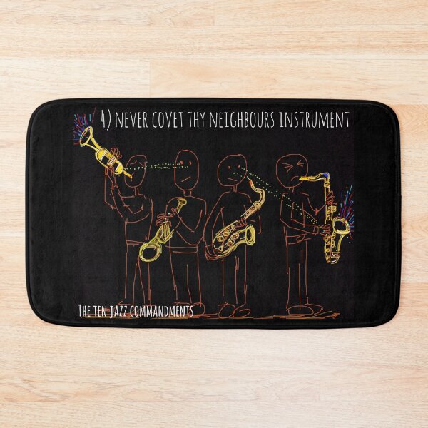 Item preview, 4) 10 Jazz Commandments designed and sold by Corry Bros Jazz Stuff Shop.