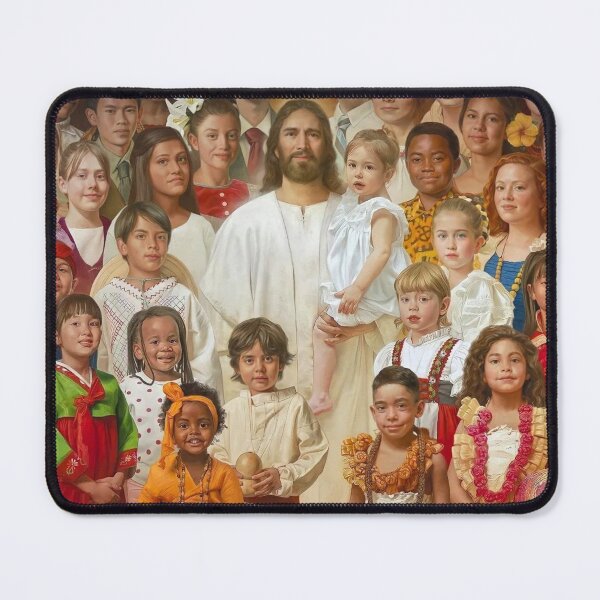 Item preview, Jesus and Children Jesus Christ designed and sold by AMDG Line.