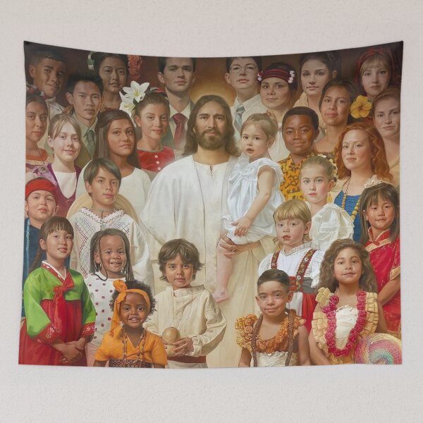 Item preview, Jesus and Children Jesus Christ designed and sold by AMDG Line.