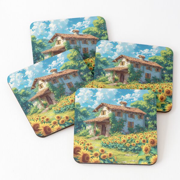 Item preview, Rustic cottage in a Sunflowers heaven designed and sold by iguananick.