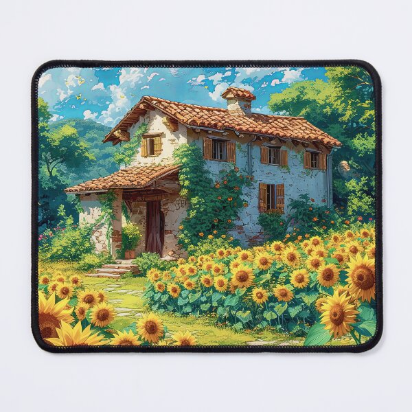Item preview, Rustic cottage in a Sunflowers heaven designed and sold by iguananick.