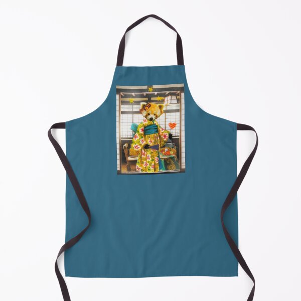 Item preview, Cute Red Panda Wearing a Kimono - "Welcome" designed and sold by Nikki Fortuin Arts & Crafts.