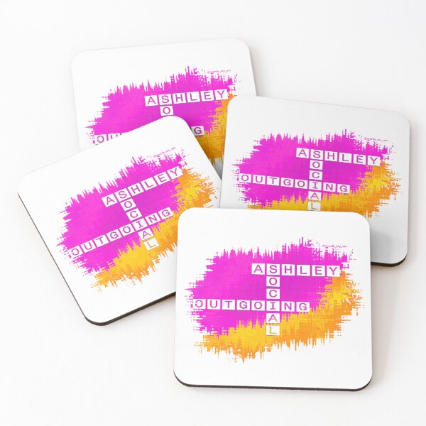 Item preview, Ashley, crucigrama social y extrovertido designed and sold by words-my-art.