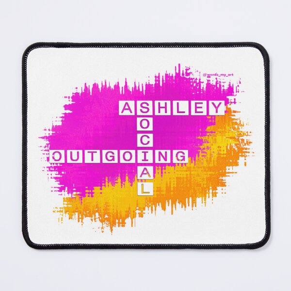 Item preview, Ashley, Social and Outgoing Crossword designed and sold by words-my-art.