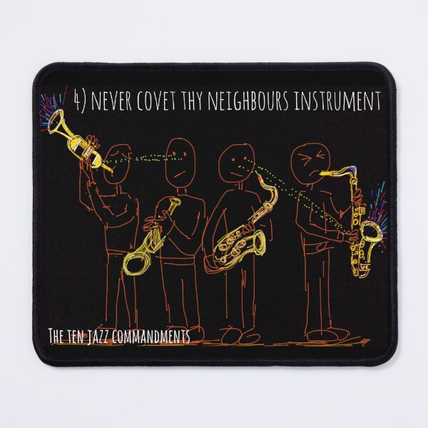 Item preview, 4) 10 Jazz Commandments designed and sold by Corry Bros Jazz Stuff Shop.