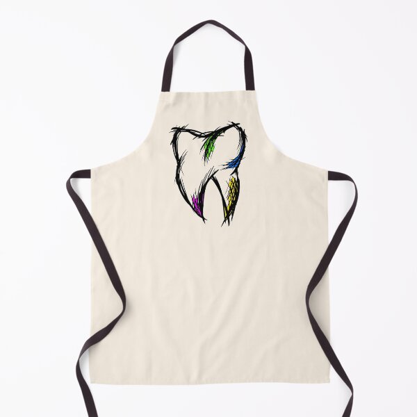Item preview, Tooth, hand drawn. Colorful Drawing. Dentist Gift Idea designed and sold by funnycolors.