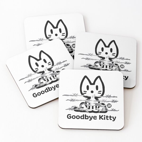 Item preview, Goodbye Kitty Sticker designed and sold by TODD GOLDMAN.