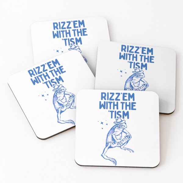 Item preview, Funny Rizz Em with The Tism Meme Autistic Frog designed and sold by Tigerr3g.