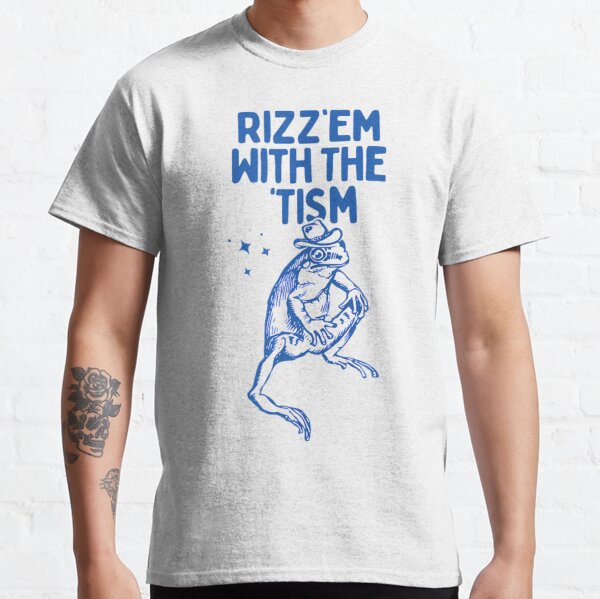 Item preview, Funny Rizz Em with The Tism Meme Autistic Frog designed and sold by Tigerr3g.