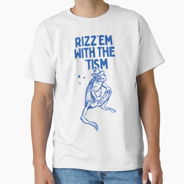 Item preview, Funny Rizz Em with The Tism Meme Autistic Frog designed and sold by Tigerr3g.