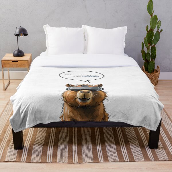 Item preview, A cute capybara using a vr headset  designed and sold by budhapix.