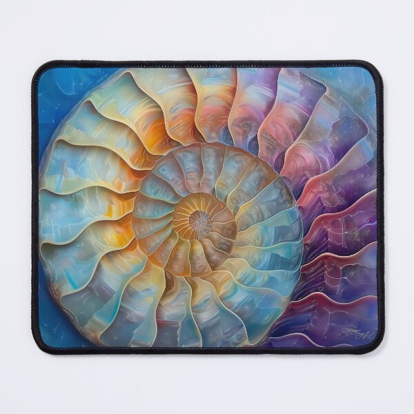 Item preview, The Marine Spiral - A Tribute to the Nautilus Ammonite designed and sold by Rocky Mountain Artistry.