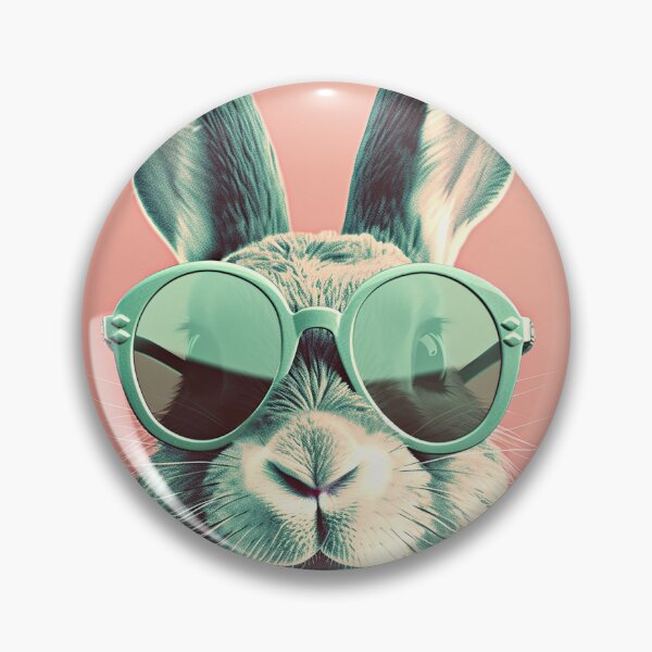 Item preview, Sunglass Chic for Easter: Retro Rabbitude designed and sold by EmeraldeaArt.