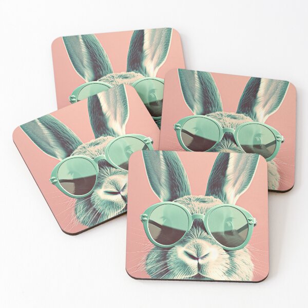 Item preview, Sunglass Chic for Easter: Retro Rabbitude designed and sold by EmeraldeaArt.