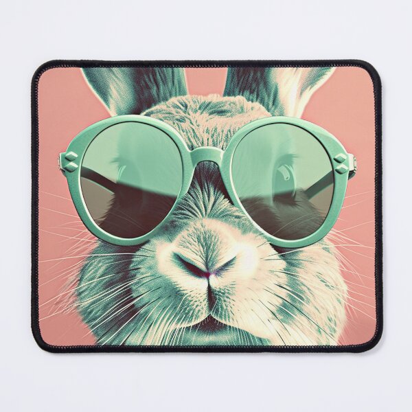 Item preview, Sunglass Chic for Easter: Retro Rabbitude designed and sold by EmeraldeaArt.