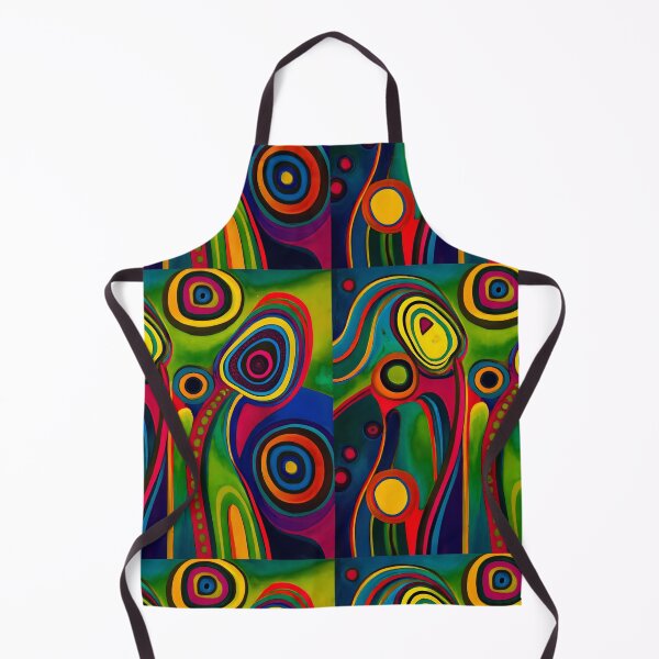 Item preview, Vibrant Patterns of the Mind Psychedelic Funky pattern designed and sold by LLdreams.