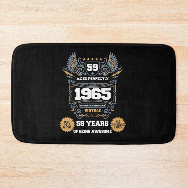Item preview, Vintage Aged Perfectly Awesome Since 1965 Legend, Limited Edition, 59th Birthday, Assembled to perfection, Legend is Born, 59 years of being awesome, One of a kind Birthday designed and sold by DjenShop.