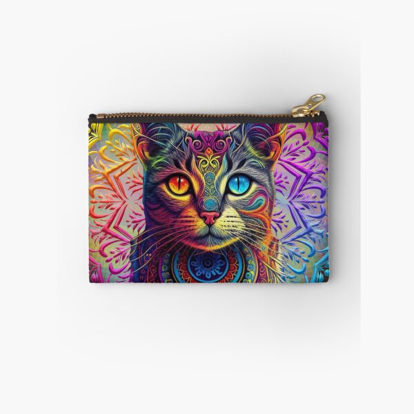 Item preview, Colorful Cat In Mandala designed and sold by Golden_Glory_Design.