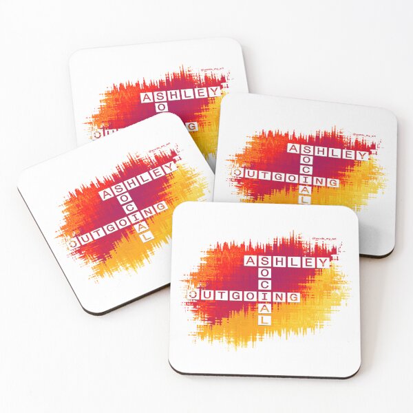 Item preview, Ashley, crucigrama social y extrovertido designed and sold by words-my-art.