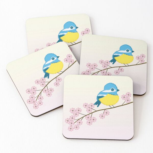 Item preview, little bird on a blossoming branch designed and sold by LiudmylaMaika.