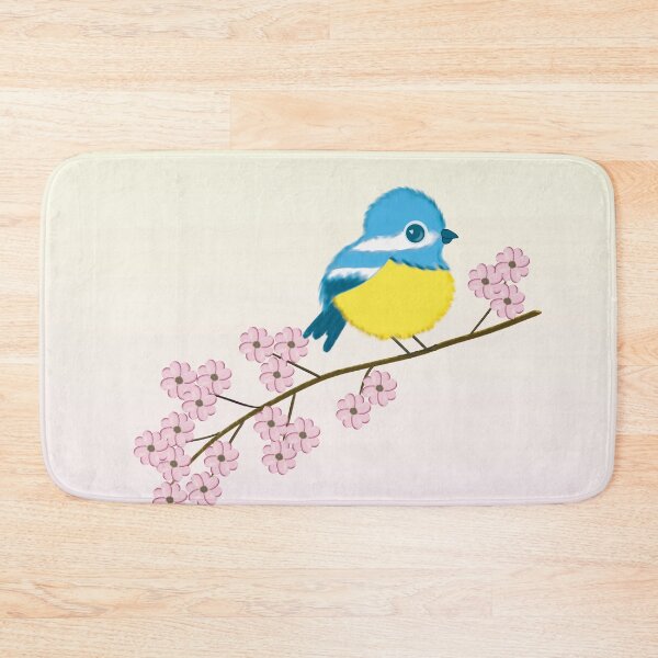 Item preview, little bird on a blossoming branch designed and sold by LiudmylaMaika.
