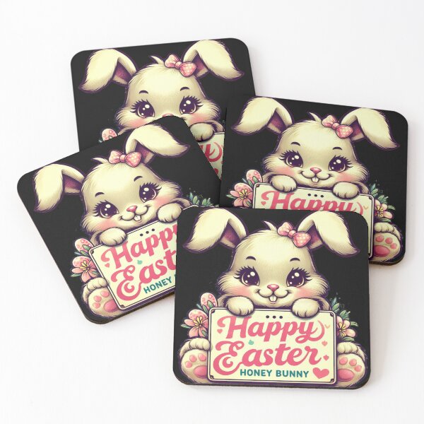 Item preview, Cute Bunny Rabbit Girl Happy Easter Day designed and sold by Dazzling15.