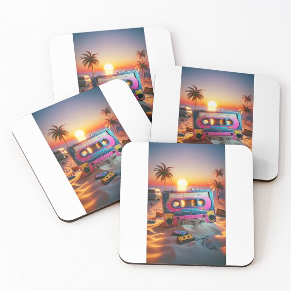 Item preview, Retro Beach Beats designed and sold by DreamAlongArt.