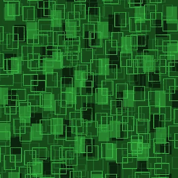 Artwork thumbnail, Green Rectangle Pattern  by Andrew  Hitchen
