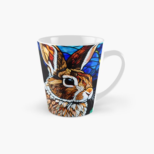 Item preview, Cute Stained Glass Bunny designed and sold by TheArtOfPat.