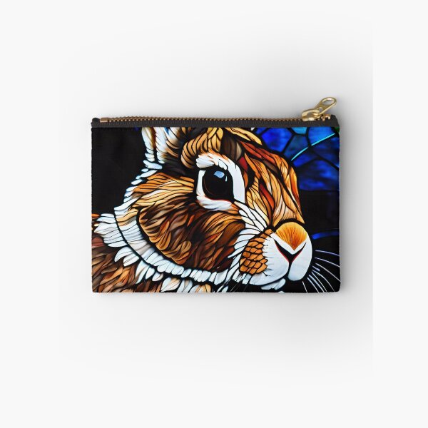 Item preview, Cute Stained Glass Bunny designed and sold by TheArtOfPat.