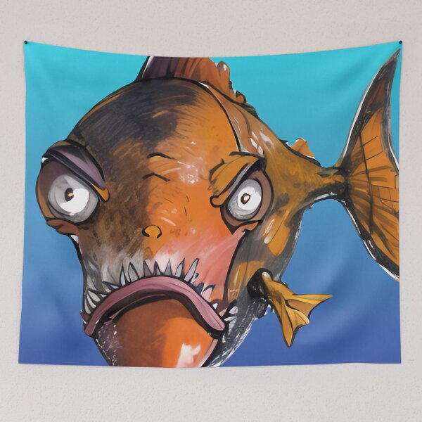 Item preview, Miserable piranha  designed and sold by Glenbobagins.